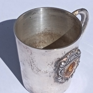Antique sliver plated cup